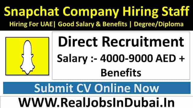 Snapchat Careers Jobs Opportunities In Dubai- 2024