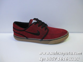 Nike Stefan Janoski merah sol gum