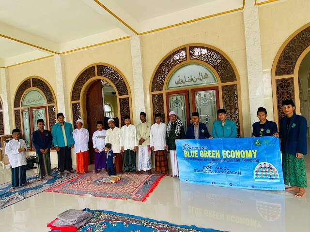 DISEMINASI BLUE GREEN ECONOMY KKN-PAR STAI AL-HAMIDIYAH 02 DENGAN WARGA DSN MALAKH DESA BRINGIN 