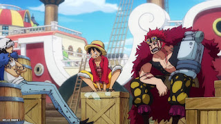 ワンピース アニメ 1083話 三船長 ルフィ ロー キッド ONE PIECE Episode 1083