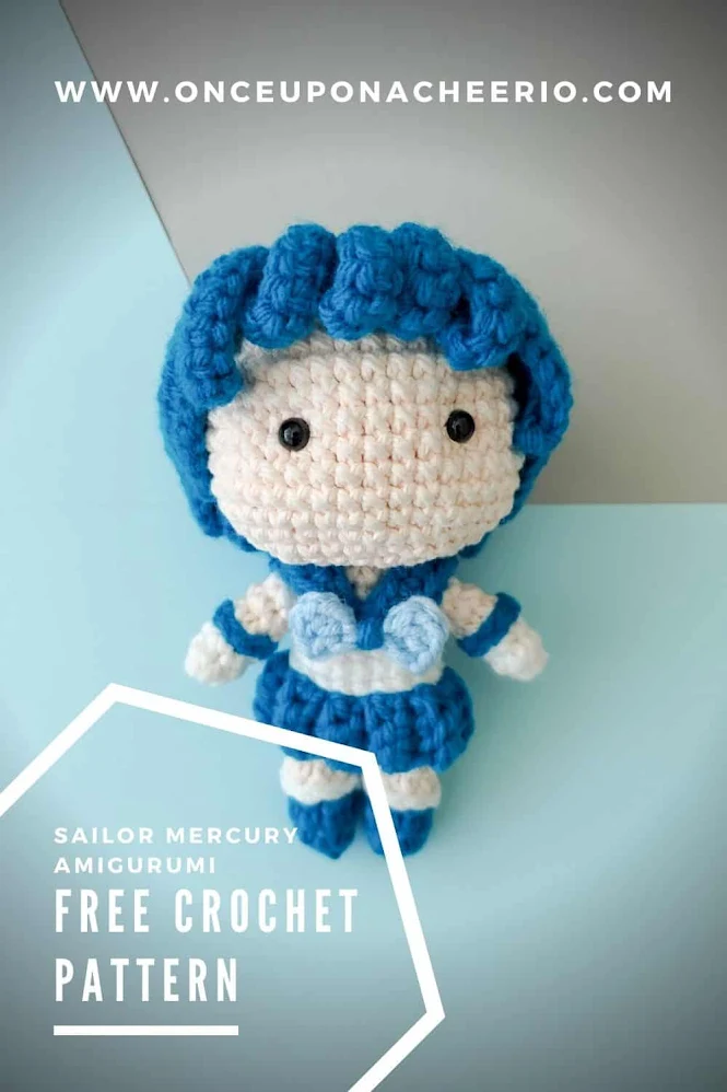 Sailor Mercury Amigurumi Crochet Doll Pattern