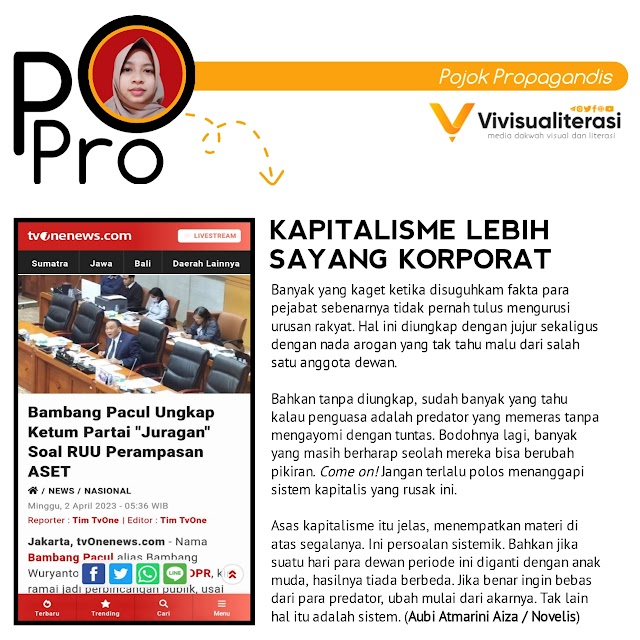 KAPITALISME LEBIH SAYANG KORPORAT