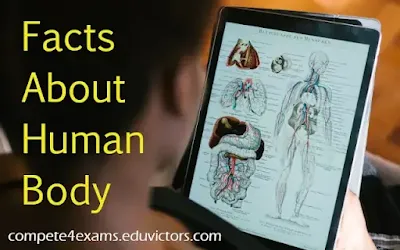 Facts About Human Body - (#genralscience)(#compete4exams)(#eduvictors)(#humanbodyfacts)