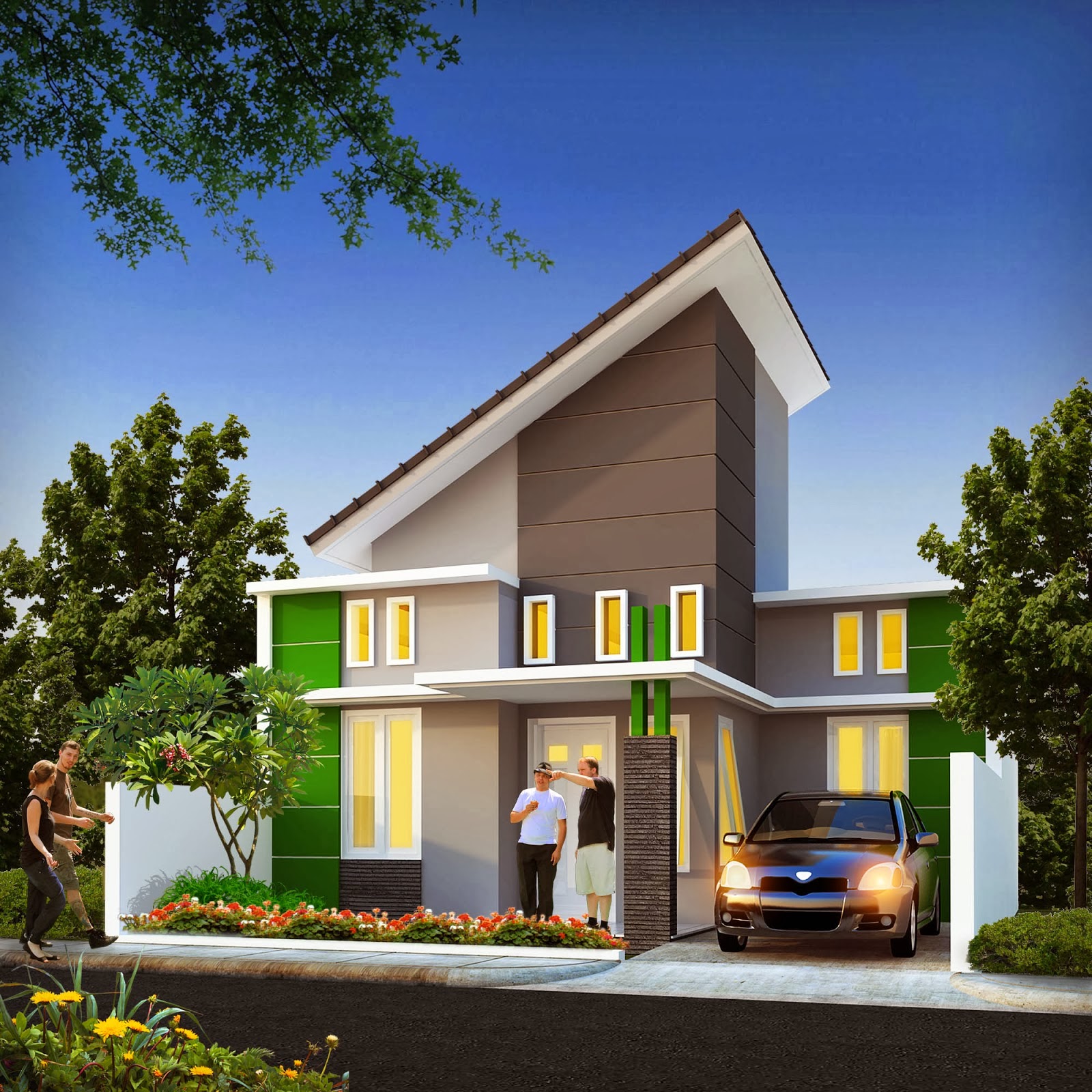 Model Rumah  Unik Terbaru 2014 Model Rumah  Minimalis 