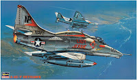 Hasegawa 1/32 A-4E/F SKYHAWK (ST13) English Color Guide & Paint Conversion Chart