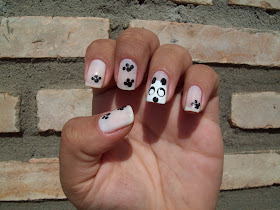 Unha Decorada - Panda
