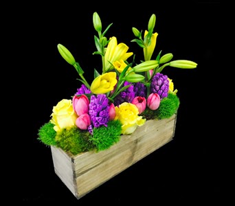 Spring Garden Custom Floral Arrangement Boston