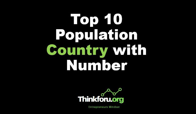 Cover Image of Top 10 Population Country with Number