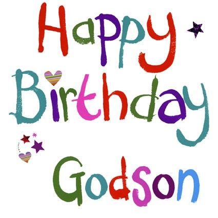 happy birthday godson gif