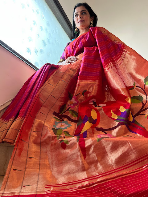 Silk paithani saree