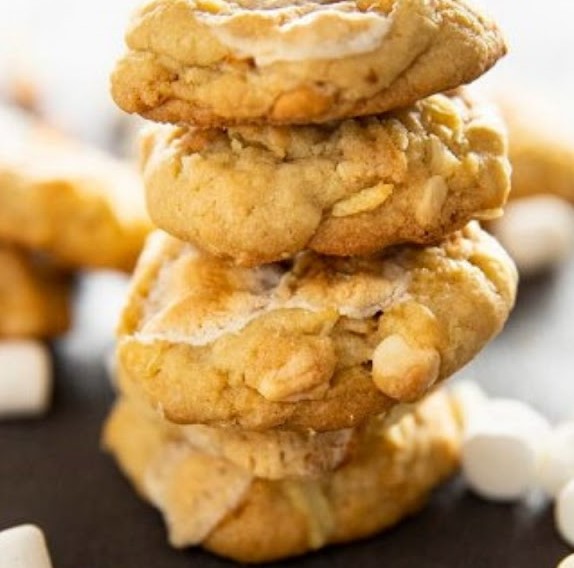 Salty Marshmallow Cookies