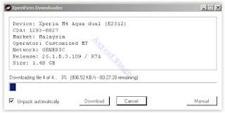 Download Sony Xperia M4 Aqua Firmware