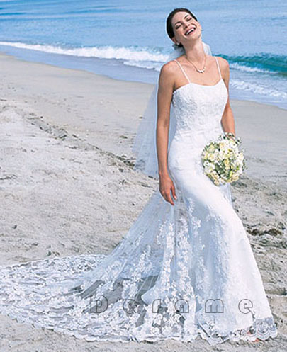 Simple Beach Wedding dress