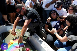 Tension At funerals for Orlando Victims With Protest, Irate Driver