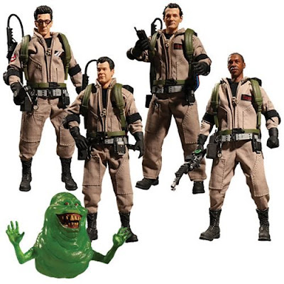 All Four Ghostbusters Plus A Bonus Figure Slimer Will Make Your Friends Impressed And Jealous