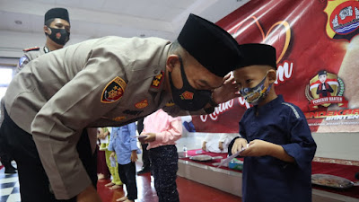 Implementasikan Program Kapolda Banten, Ngaji Bareng Kapolres Cilegon dan Santuni Anak Yatim