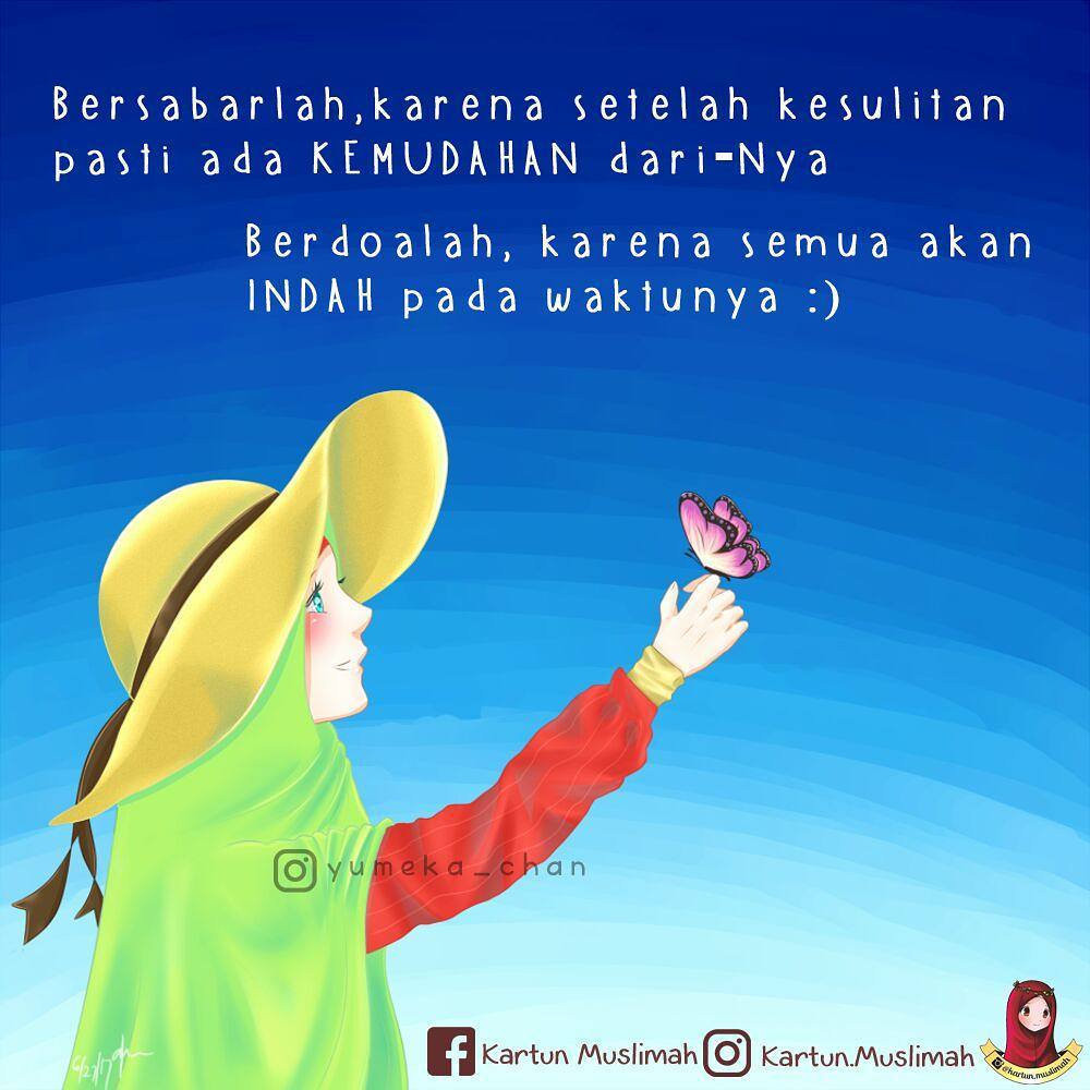 Download Gambar Wanita Berhijab Syari Bercadar DP BBM Gratis