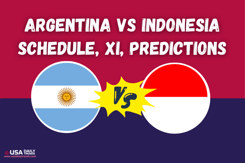 Argentina vs Indonesia Live Time Schedule, App