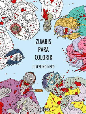 resenha livro de colorir zumbis para colorir por dentro desenhos