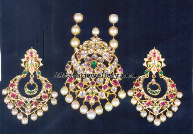 Pachi Pendant with chandbalis