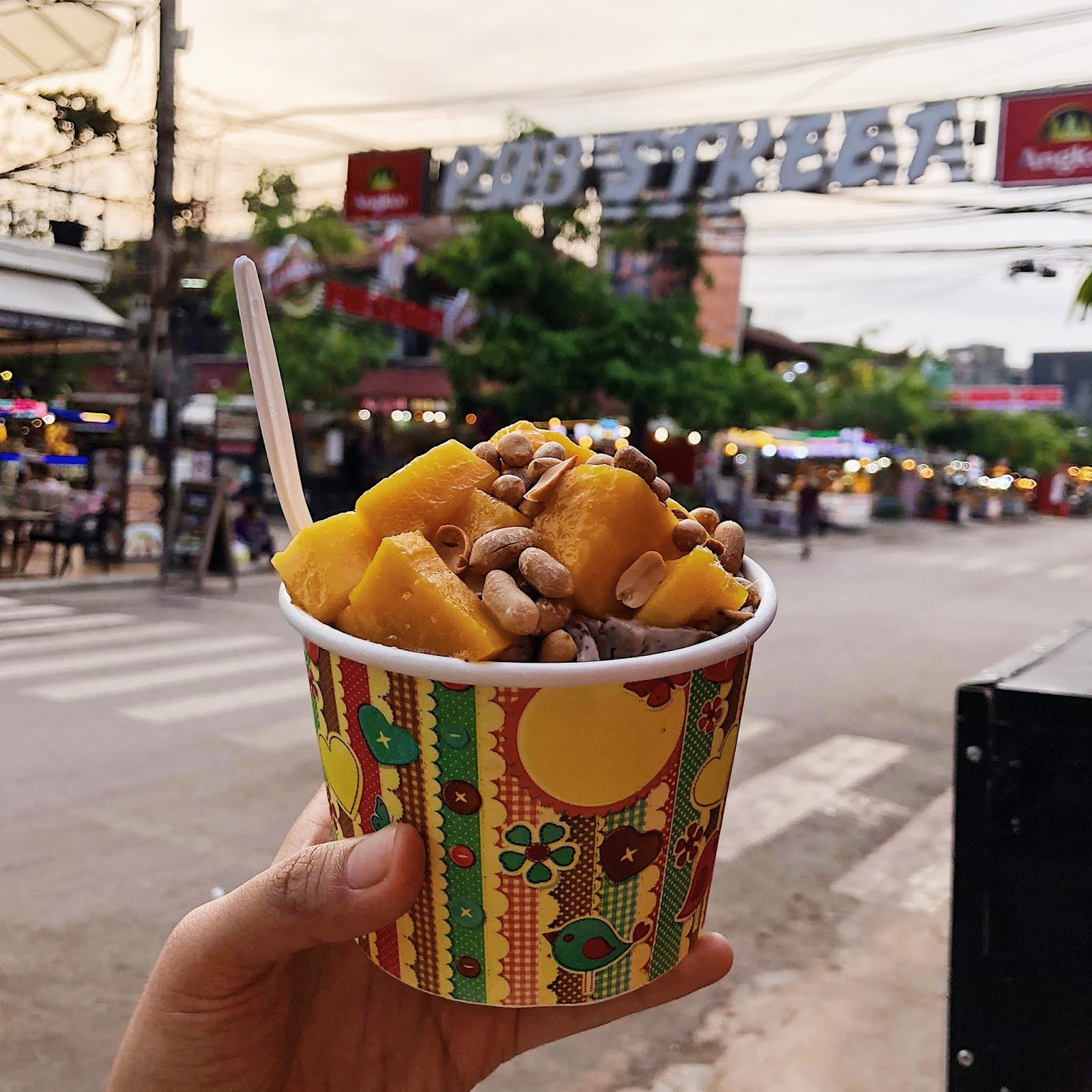 Fried ice cream from Pub Street