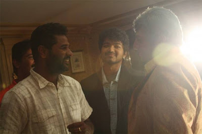 Actor Vijay and Actress Nayanthara in Director Prabhu Deva’s Villu movie Shooting spot