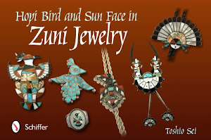 Hopi Bird & Sun Face in Zuni Jewelry