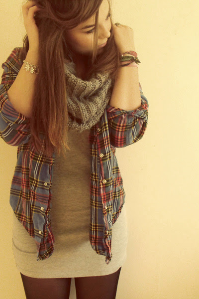 Casual Shirt With Scarf