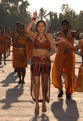 Tamil Actress Meghna Raj Hot Blouse Stills