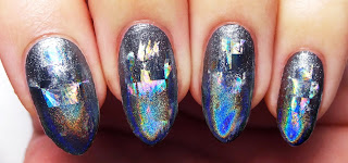 Holo Powder Nails