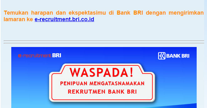 Daftar Lowongan Kerja Bank BRI Ngawi Terbaru 2019 ...