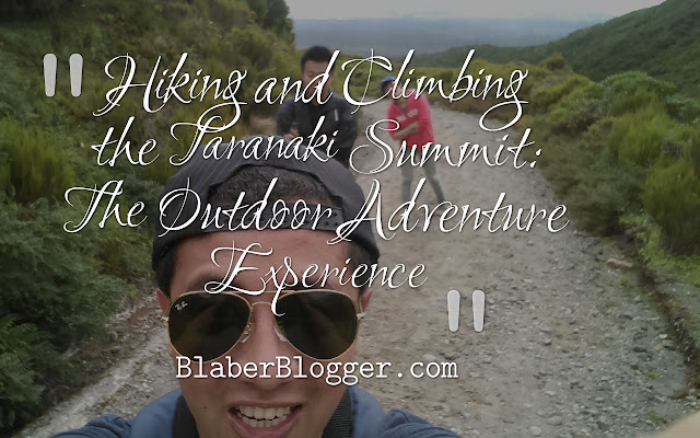 hiking and climbing the Taranaki mountain