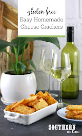 Easy Homemade Gluten Free Two Cheese Crackers Recipe - gluten free, egg free, healthy, homemade crackers, dinner party recipes, christmas, entertaining