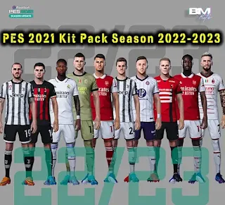 PES 2021 Kit Pack Season 2022-2023