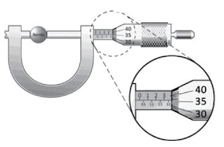 mikrometer sekrup alat ukur besaran pokok