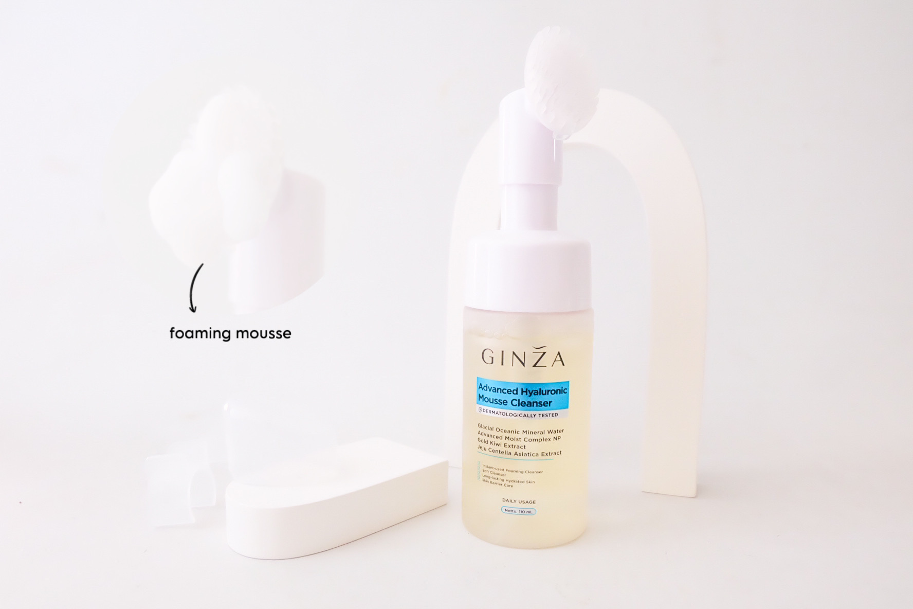 [Review] Ginza Advanced Hyaluronic Mousse Cleanser