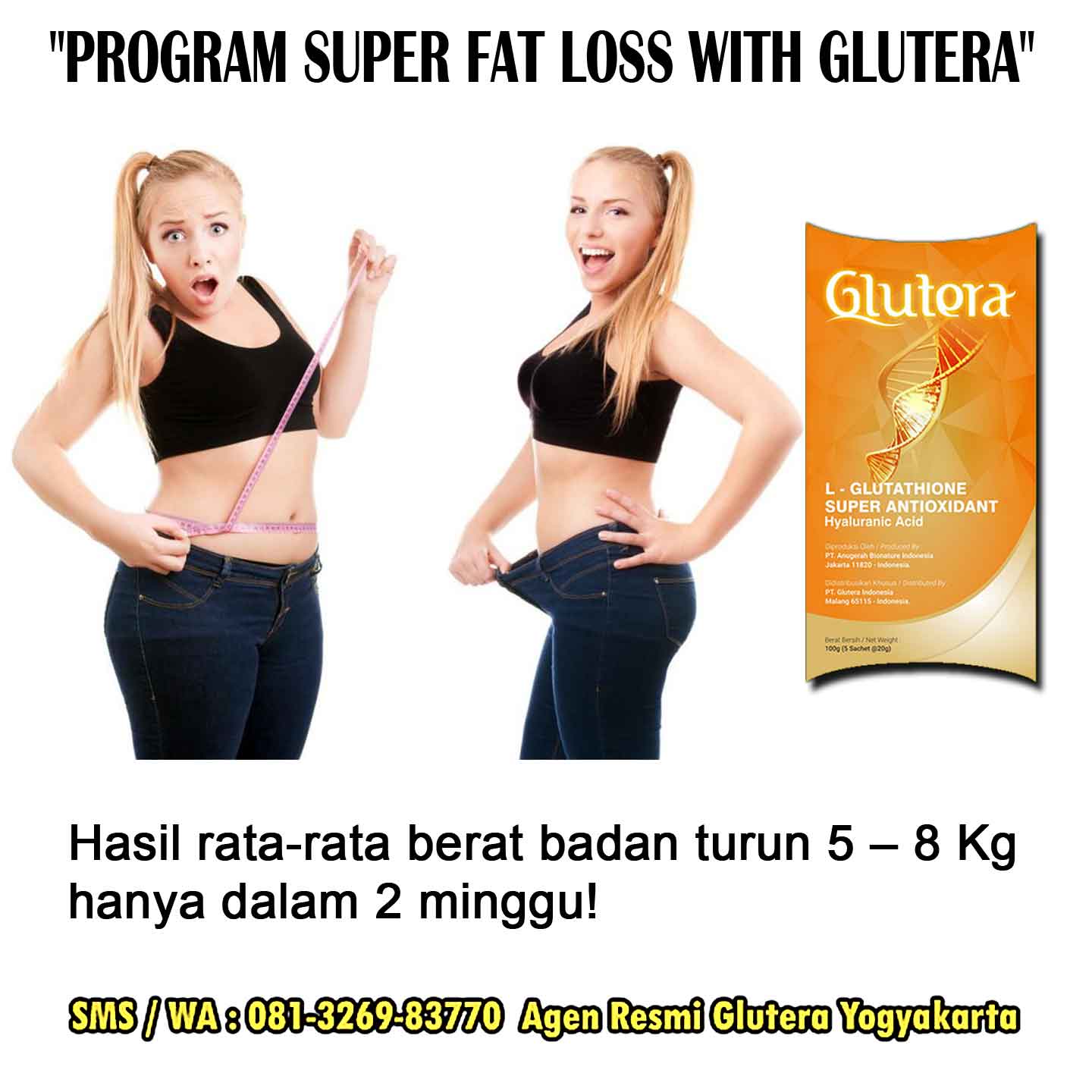 Diet Sehat dengan Hasil Memuaskan bersama Glutera