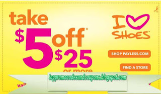 Free Printable Payless Shoes Coupons