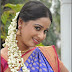 Indian South Bhabhi in Blue Saree