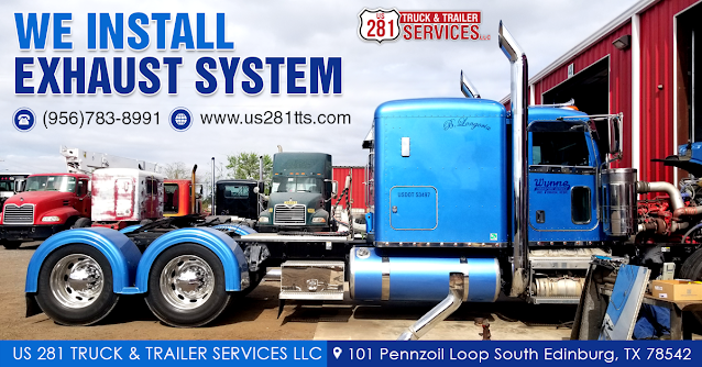 Best truck and trailer repair shop for exhaust system repair and installation in Edinburg and all of South Texas.