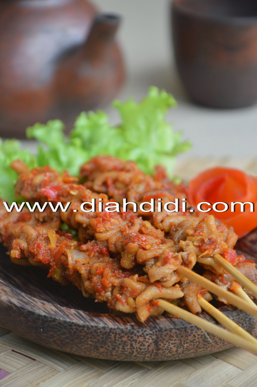 Diah Didi s Kitchen Sate Usus  Pedas