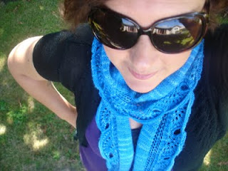 Angel wing scarf by Gabriella Henry. Download your free pattern now.