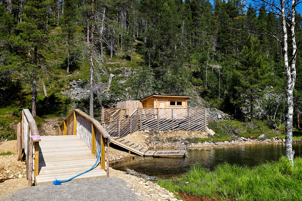 Saariselka Ski resort sauna