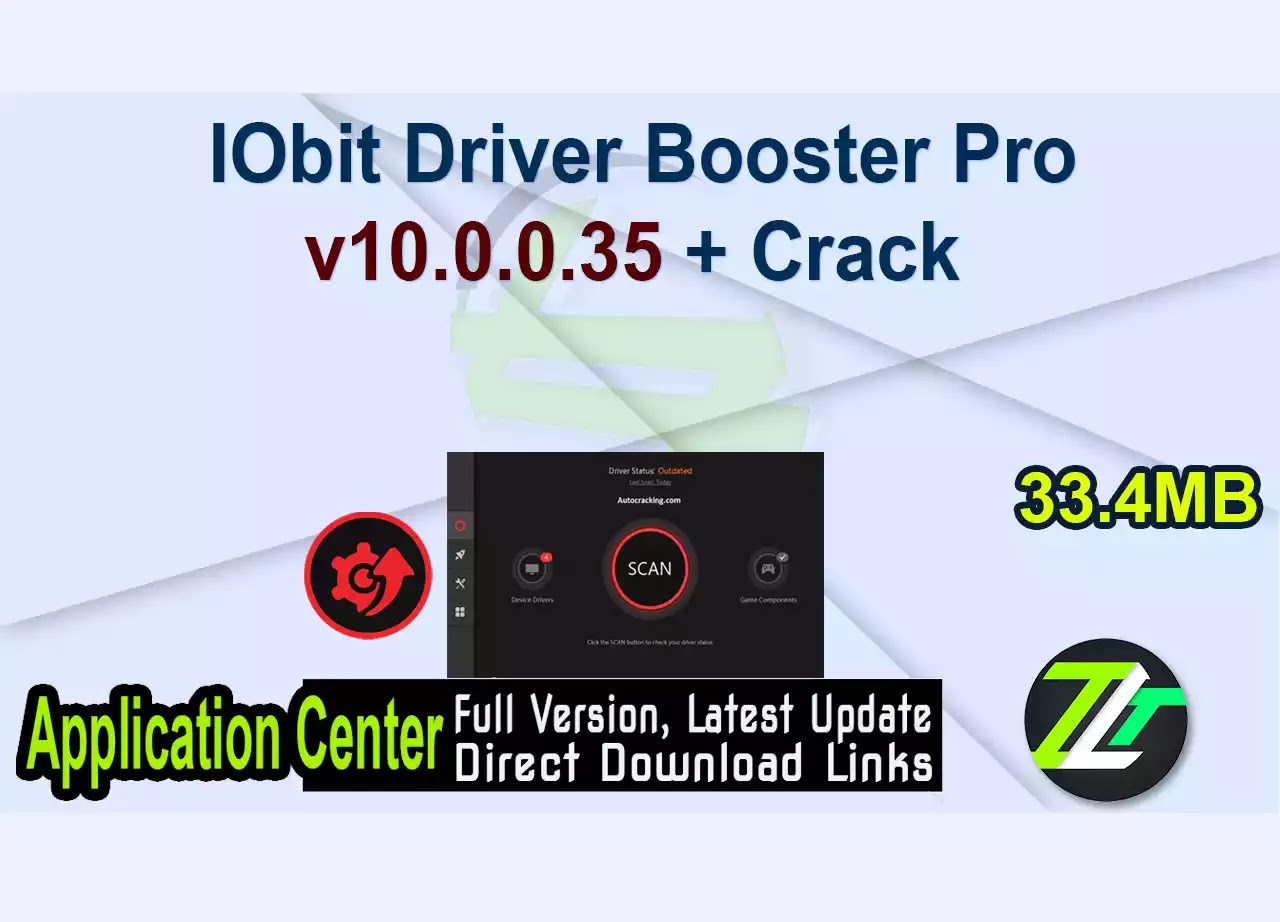 IObit Driver Booster Pro v10.0.0.35 + Crack 