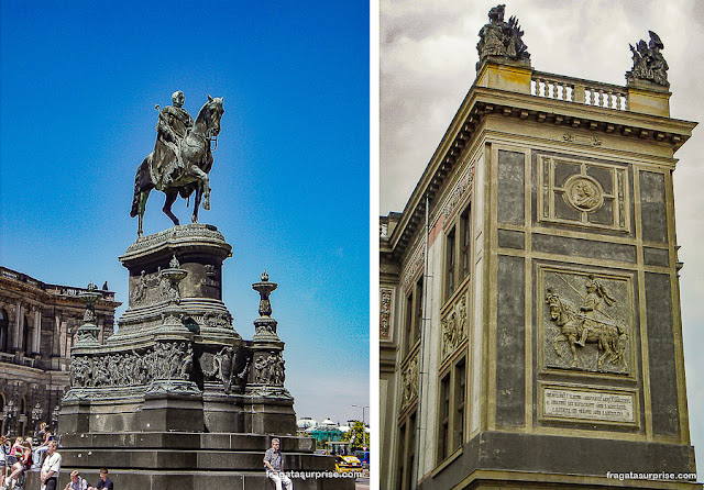 Monumentos a membros da Dinastia Wettin, Dresden, Alemanha