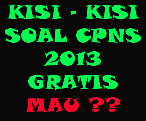 Kisi - Kisi Soal Bahasa Inggris Tes CPNS 2013