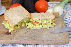 sándwich, sándwiches, sándwich saludable, sándwich de aguacate, sándwich de aguacate y huevo, sándwich vegetal, sándwich con huevo, las delicias de mayte,