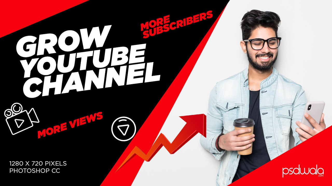 Download Youtube Thumbnail Psd Free Template