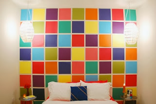 kids bedrooms wall coverings - scrapbook paper