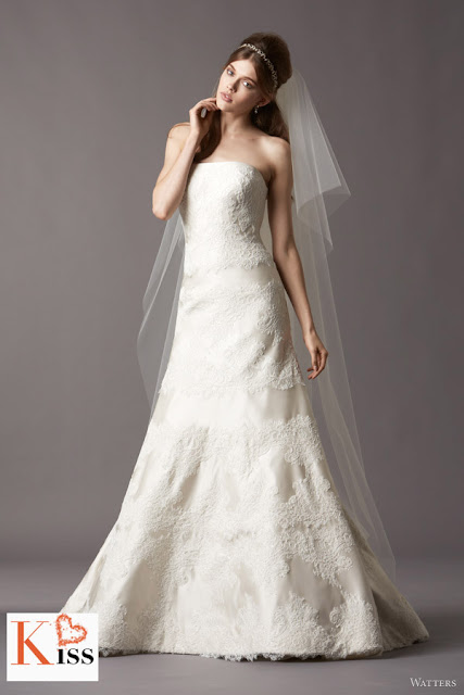 Watters 2013 Spring Lace princess Wedding Dresses